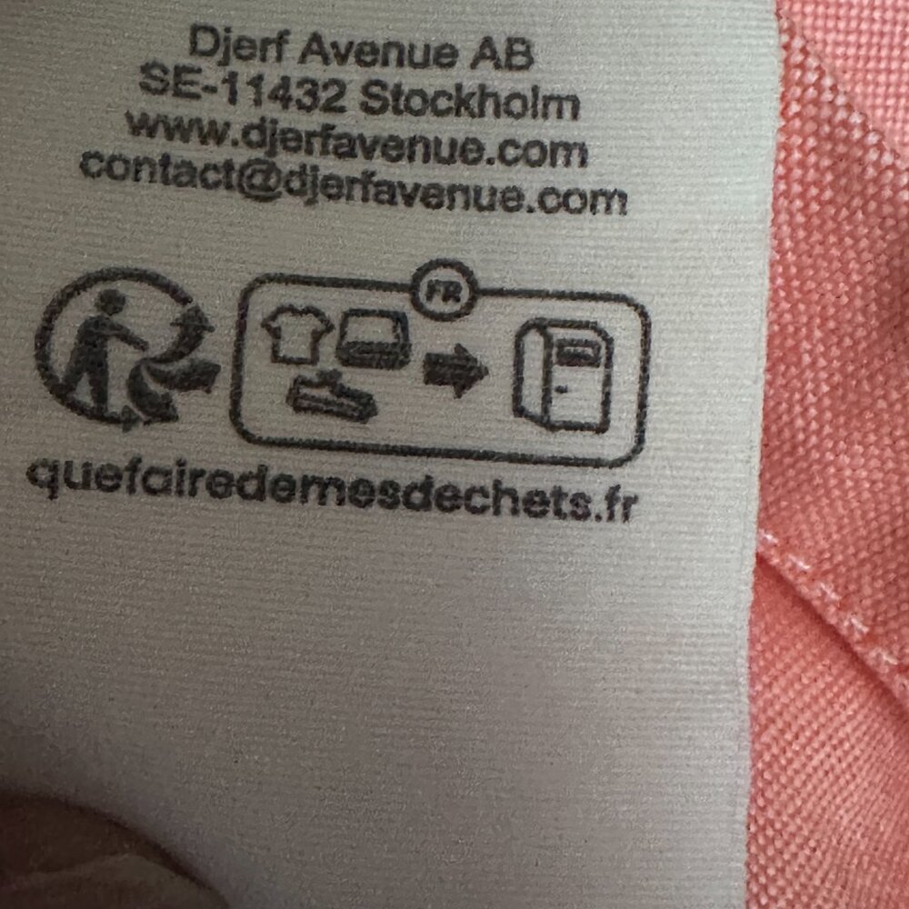 Djerf Avenue Breezy shirt in apricot, size S ~ pre-owned - Picture 8 of 8